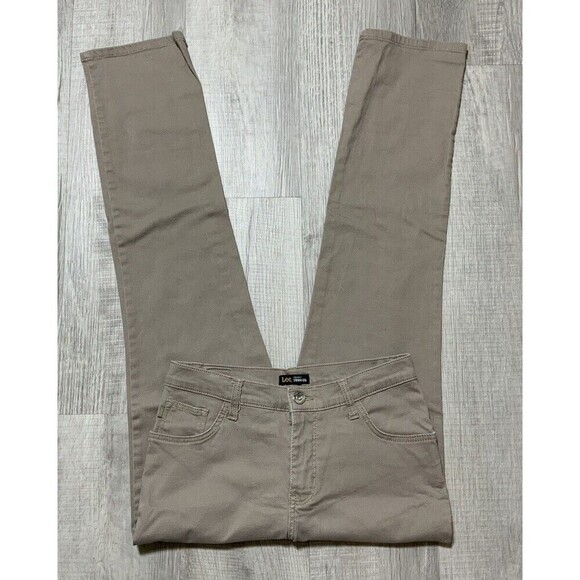 Lee Women's Classic Fit Straight Leg Jeans Brown Size 4 - Picture 1 of 6